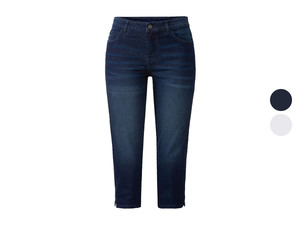 esmara® Damen Capri-Jeans, Skinny Fit, mit hohem Baumwollanteil