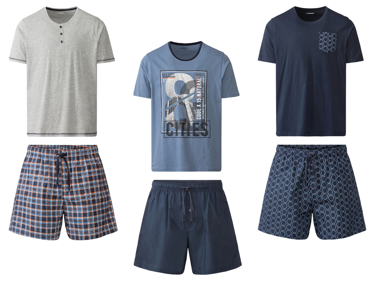 Bild 1 von LIVERGY® Herren Pyjama mit Rundhalsausschnitt