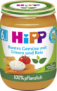 Bild 1 von HiPP Bio Buntes Gemüse mit Linsen und Reis ab 6. Monat