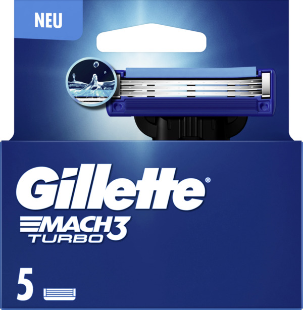 Bild 1 von Gillette MACH3 Turbo 3D Rasierklingen