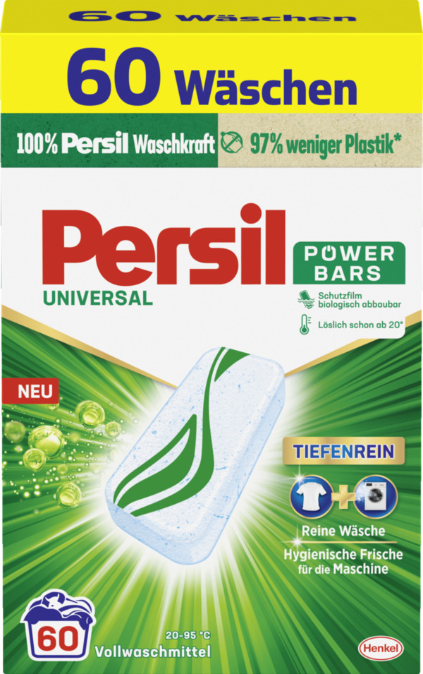 Bild 1 von Persil Universal Power Bars Vollwaschmittel 60 WL