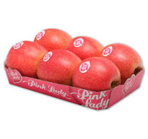 Rote Äpfel Pink Lady