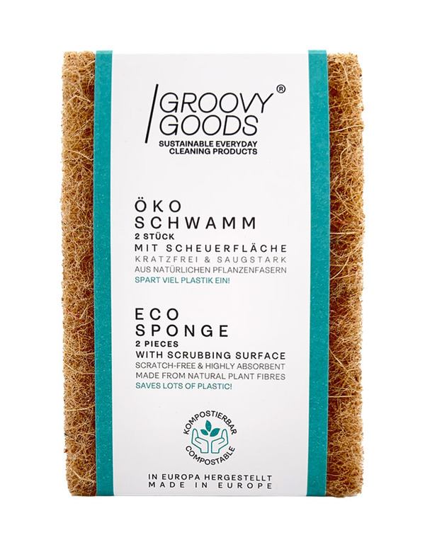 Bild 1 von Groovy Goods Öko-Schwamm mit Scheuerfläche