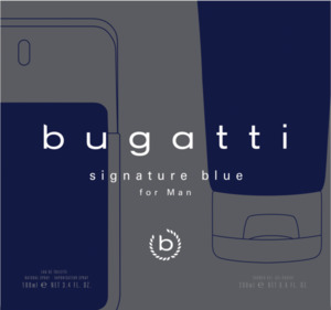 bugatti Signature man blue Geschenkset