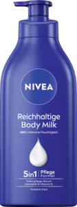 NIVEA Body Milk mit Pumpspender