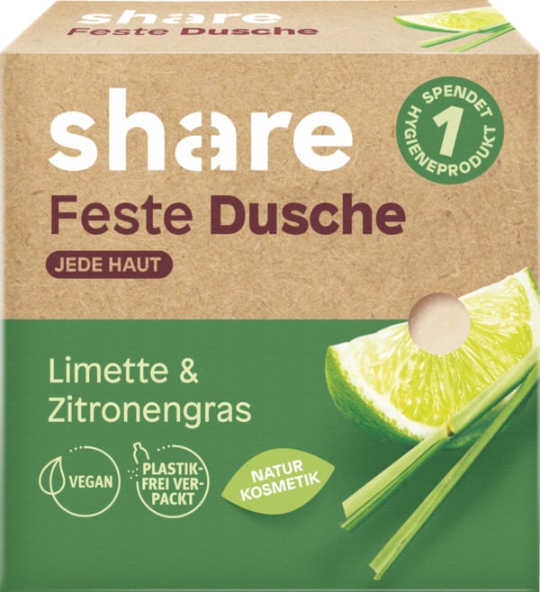 Bild 1 von share Feste Dusche Limette & Zitronengras