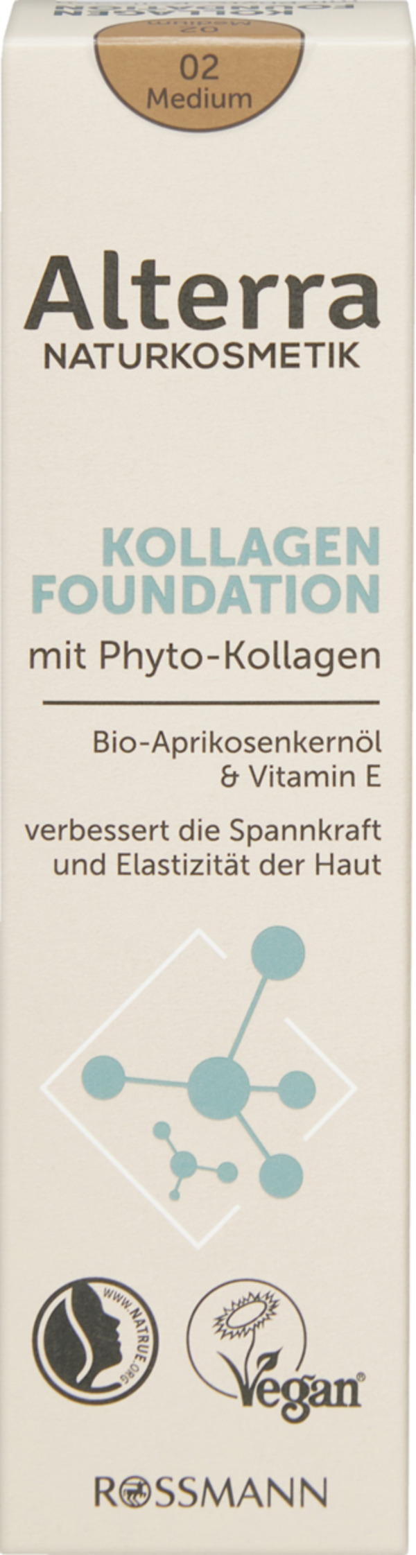 Bild 1 von Alterra NATURKOSMETIK Kollagen Foundation 02 Medium