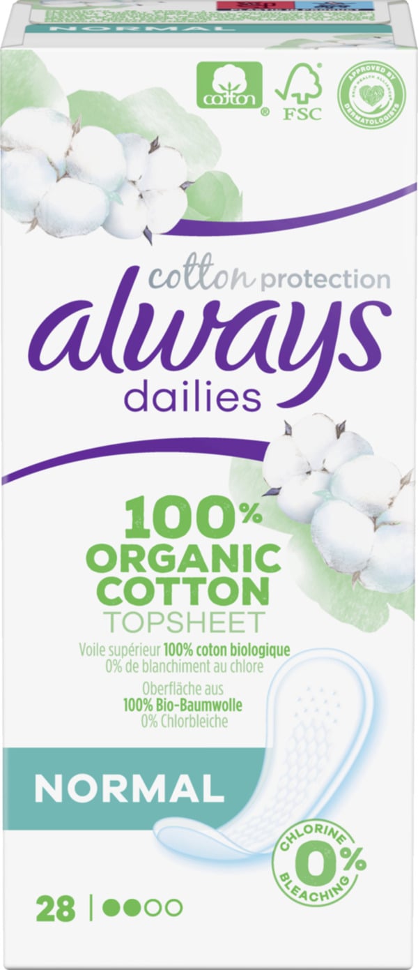 Bild 1 von Always Cotton Protection Slipeinlagen Normal