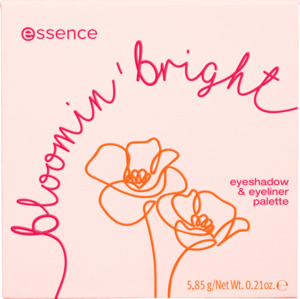essence bloomin' bright eyeshadow & eyeliner palette 01