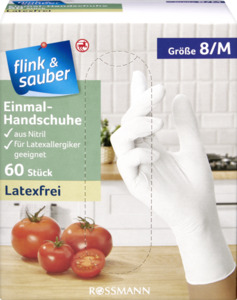 flink & sauber Einmal-Handschuhe Nitril Gr. M