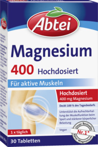 Abtei Magnesium 400 hochdosiert