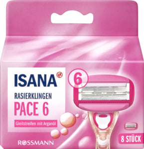 ISANA Pace 6 Rasierklingen