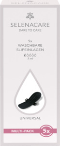 Selenacare Waschbare Slipeinlage schwarz Multi-Pack