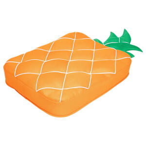 Westmann Sitzsack Schwimmtier Ananas orange Polyester-Mischgewebe B/H/T: ca. 130x13x68 cm