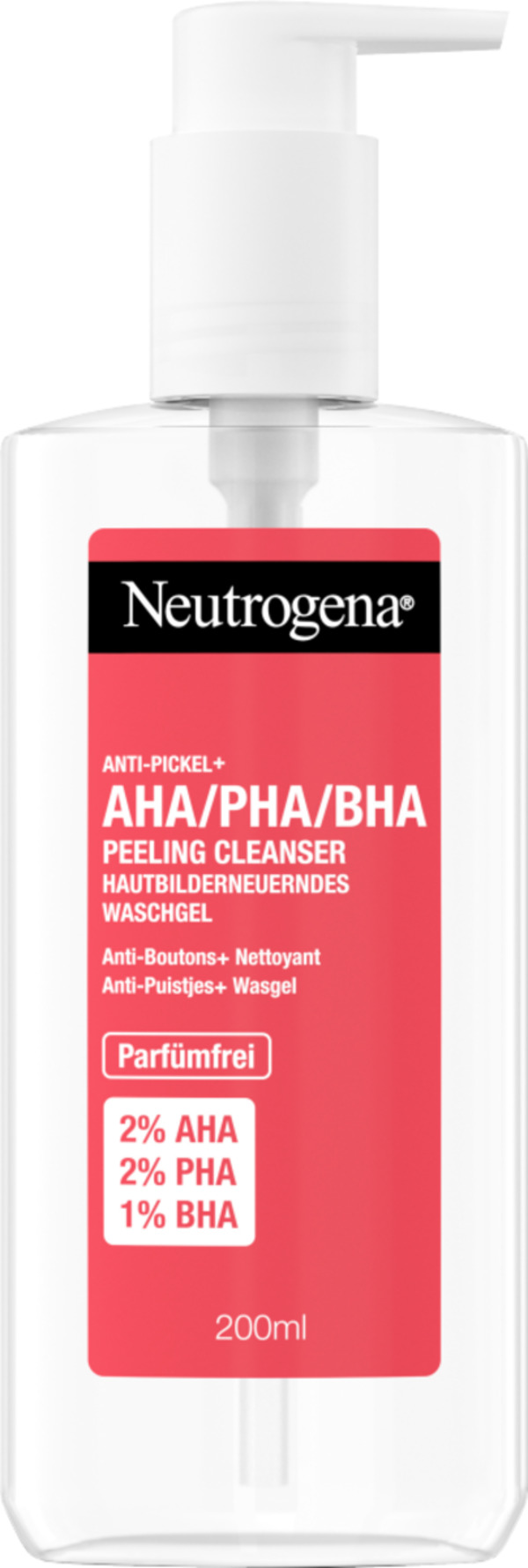 Bild 1 von Neutrogena Anti-Pickel+ AHA/PHA/BHA Peeling Cleanser