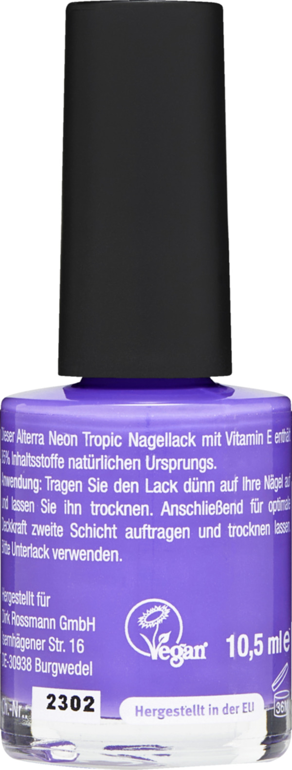 Bild 2 von Alterra NATURKOSMETIK Neon Tropic Nagellack 04 Violett
