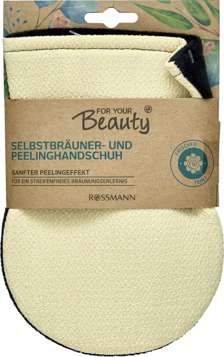 Bild 1 von FOR YOUR Beauty Selbstbräuner- und Peelinghandschuh