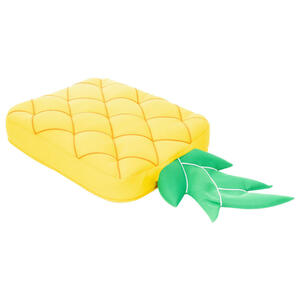 Westmann Sitzsack Schwimmtier Ananas gelb Polyester-Mischgewebe B/H/T: ca. 130x13x68 cm