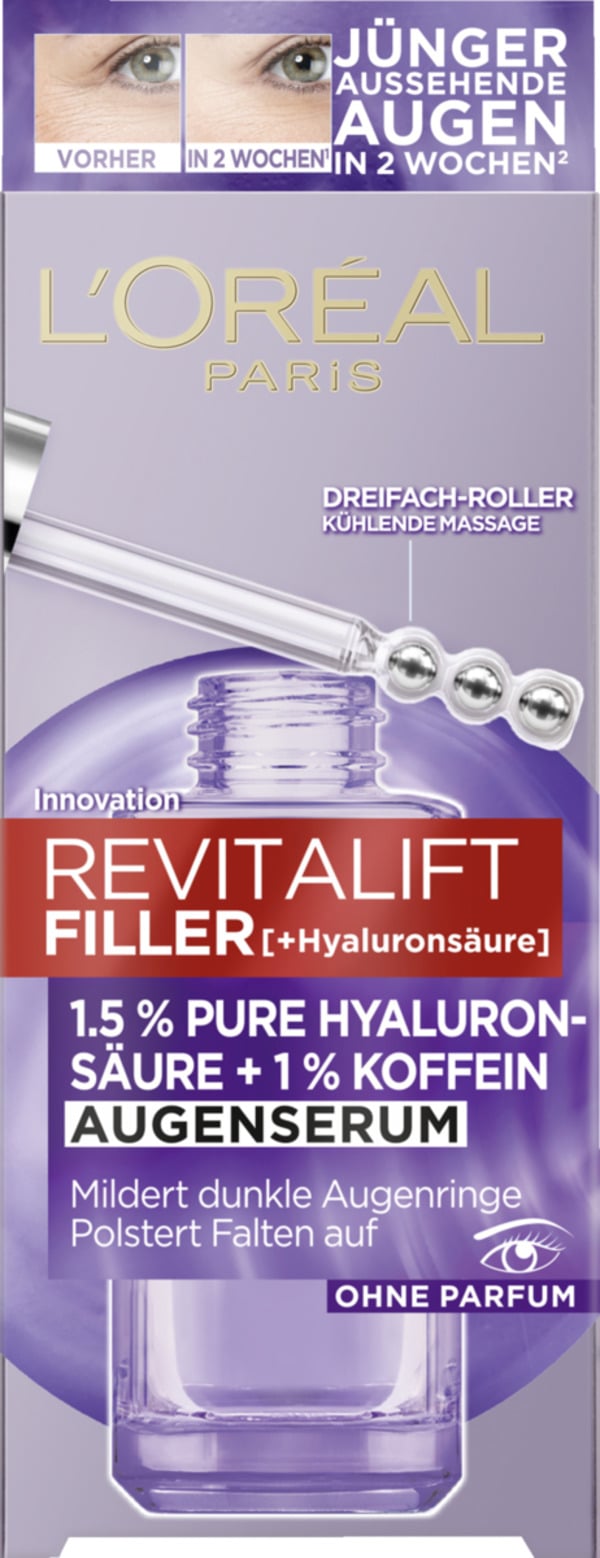 Bild 1 von L’Oréal Paris Revitalift Filler Augenserum