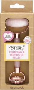 FOR YOUR Beauty Rosenquarz- & Akupunktur-Roller