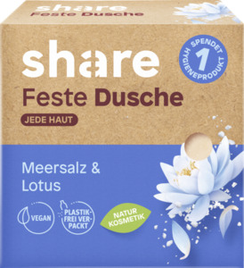 share Feste Dusche Meersalz & Lotus