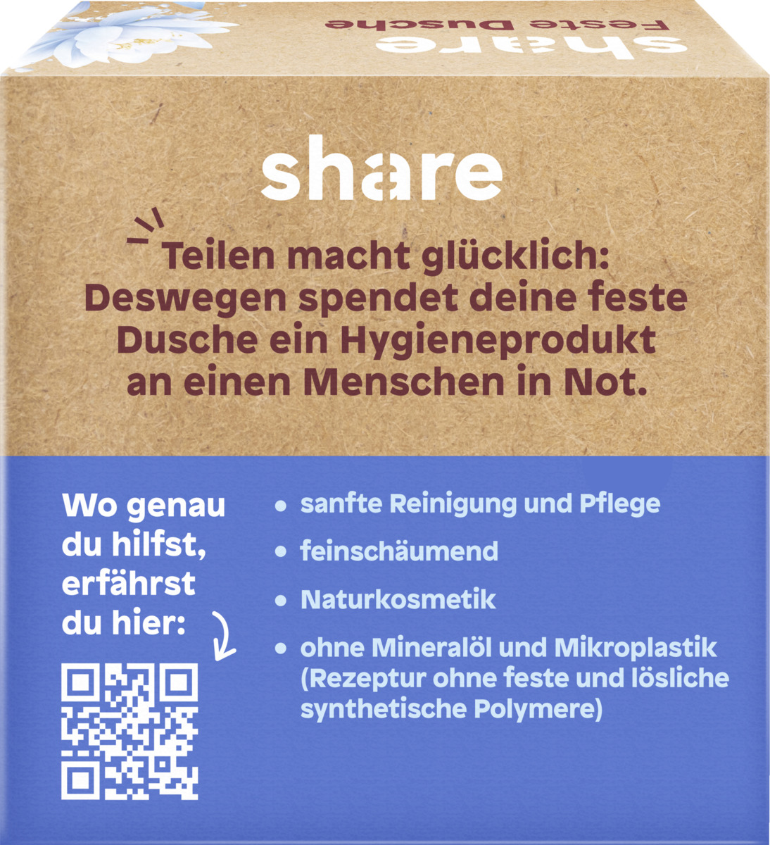Bild 2 von share Feste Dusche Meersalz & Lotus