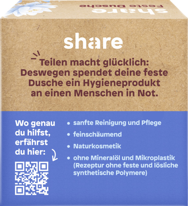 Bild 2 von share Feste Dusche Meersalz & Lotus