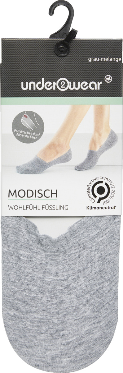 Bild 1 von under2wear Wohlfühlfüssling grau-melange 39/43
