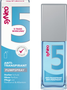 syNeo 5 Anti-Transpirant Pumpspray
