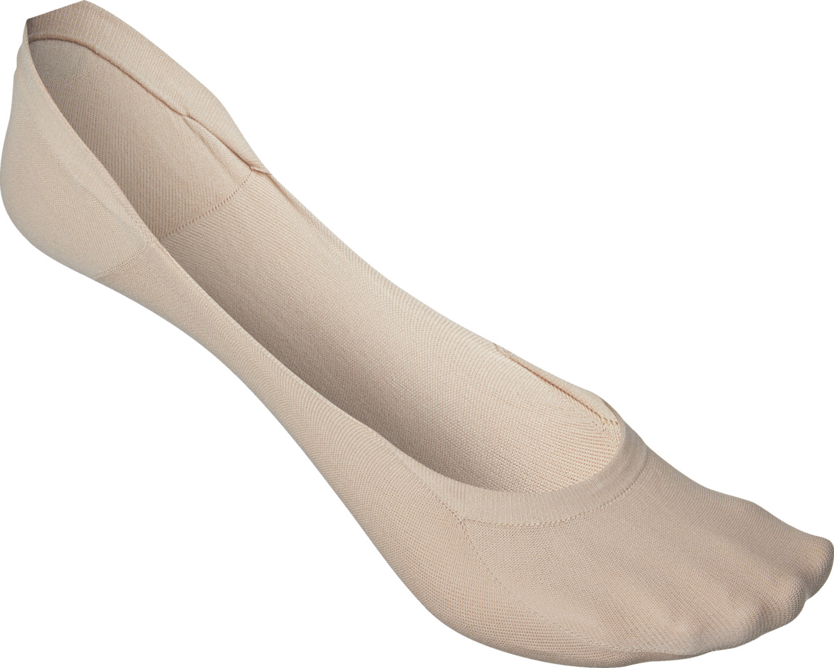 Bild 2 von under2wear 2er-Pack Füsslinge mit Mikrofasertouch teint 39/42