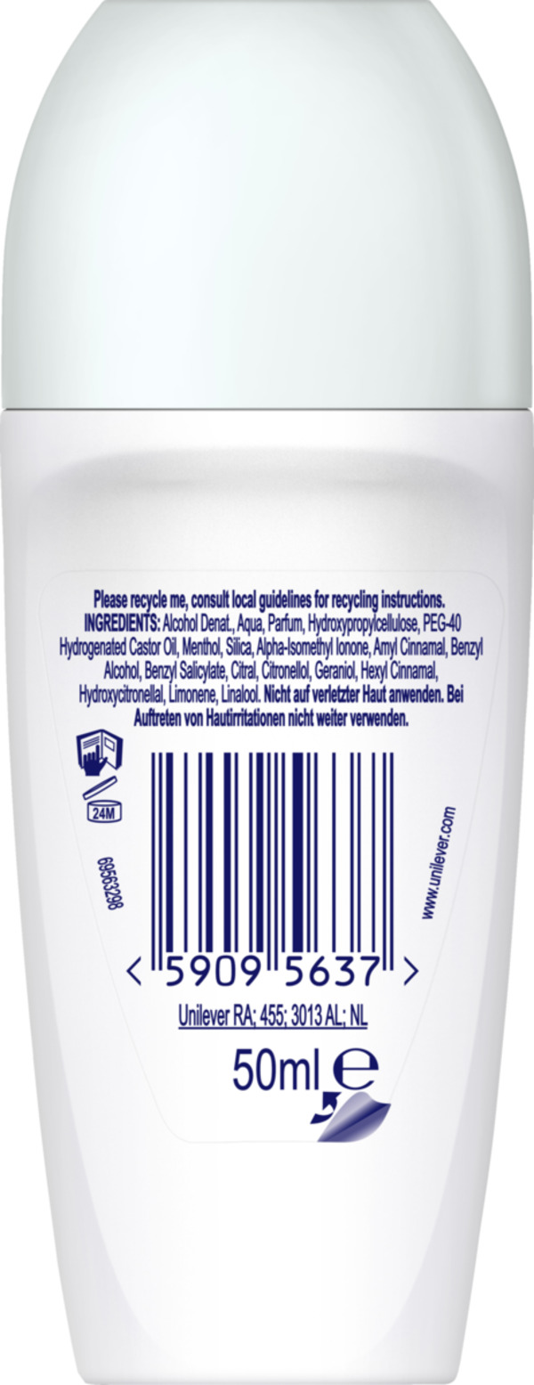 Bild 2 von Rexona Deo Roll-On Flower Fresh 0% Aluminiumsalze