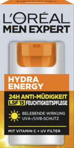 L’Oréal Paris men expert Hydra Energy 24h Anti-Müdigkeit Feuchtigkeitspflege LSF15
