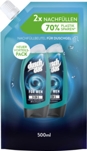 duschdas 3in1 Duschgel & Shampoo For Men Nachfüllbeutel
