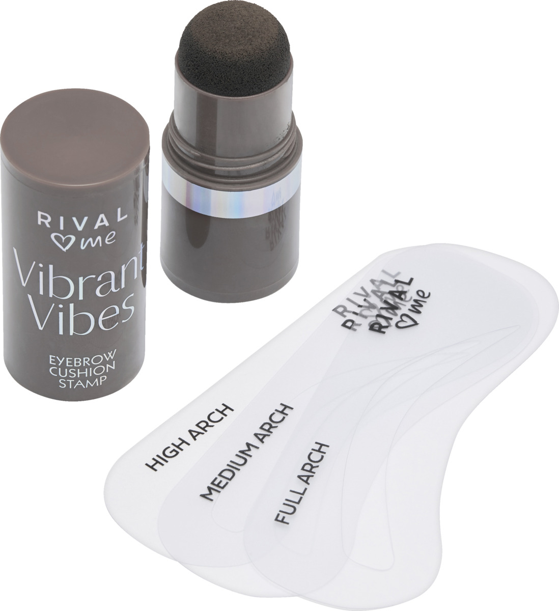 Bild 2 von RIVAL loves me Vibrant Vibes Eyebrow Powder Set 02 dark brown