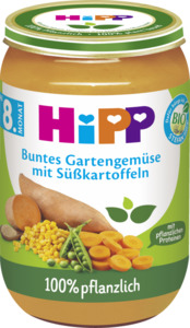 HiPP Bio Buntes Gartengemüse mit Süßkartoffeln