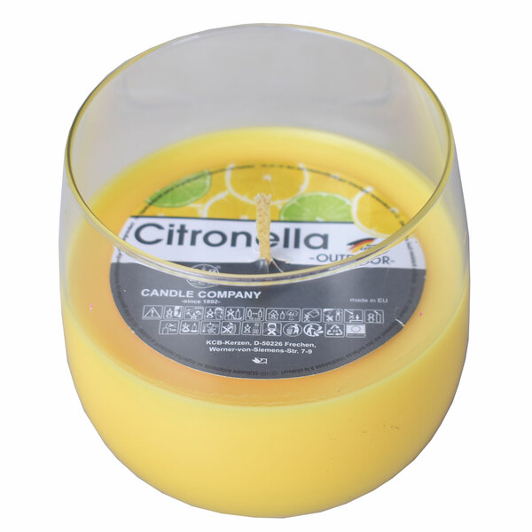 Bild 1 von Citronella Glas gelb