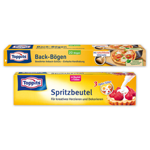 Toppits Back-Bögen / Spritzbeutel / Bratschlauch