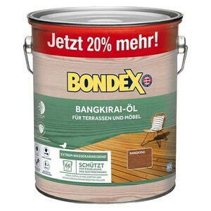 Bondex Bangkirai-Öl 20 % mehr