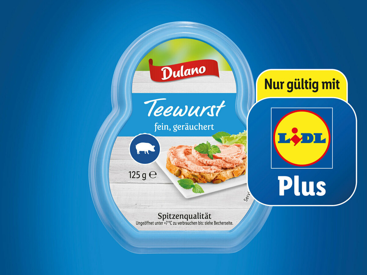 Bild 1 von Dulano Teewurst Rügenwalder Art