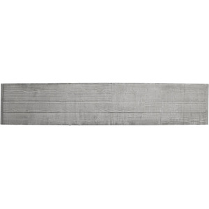 Beckers Betonzaun Betonzaunplatte 'Standard Timber' 200 x 38,5 x 3,5 cm grau