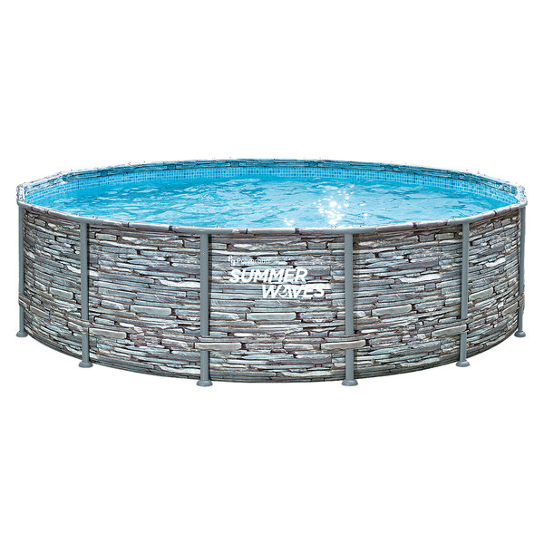 Bild 1 von Summer Waves 
                                            Elite Frame Pool Rund Stone, Ø 427 cm