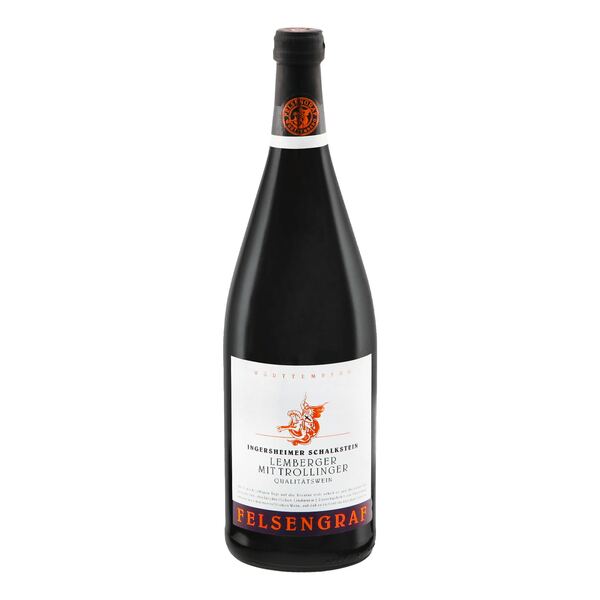 Bild 1 von Ingersheimer Schalkstein Lemberger mit Trollinger Qualitätswein rot 12,0 % vol 1 Liter - Inhalt: 6 Flaschen