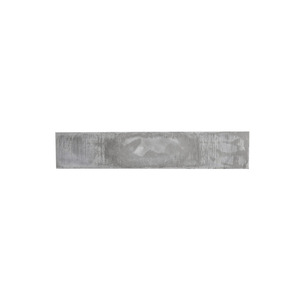 Beckers Betonzaun Betonzaunplatte 'Standard Stein' glatt 200 x 38,5 x 3,5 cm grau
