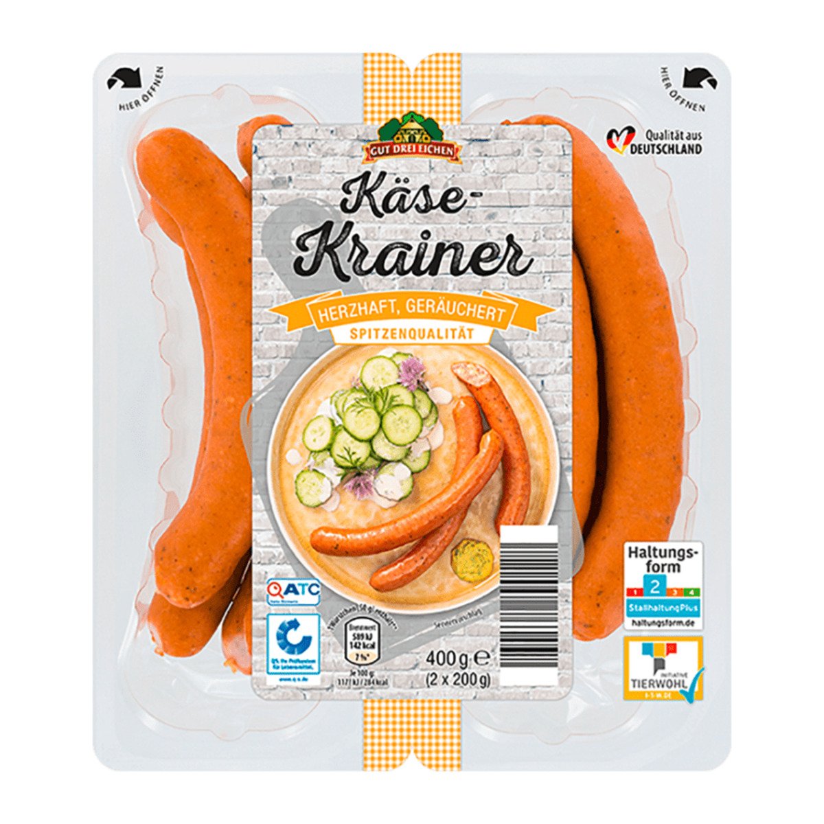 Bild 2 von GUT DREI EICHEN Käse-Krainer / Debrecziner