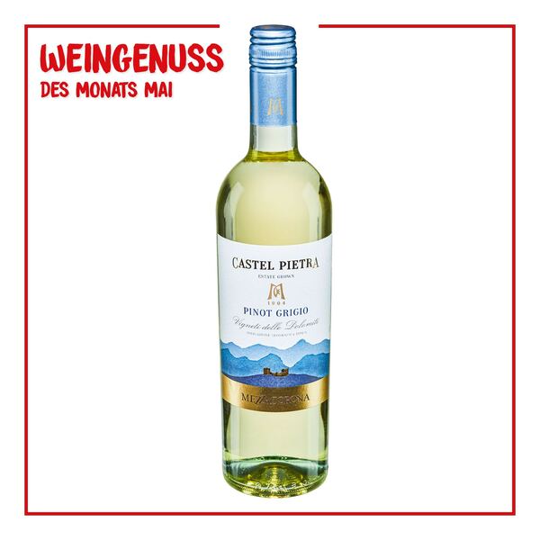 Bild 1 von Mezzacorona Castel Pietra Pinot Grigio IGT 12,0 % vol 0,75 Liter