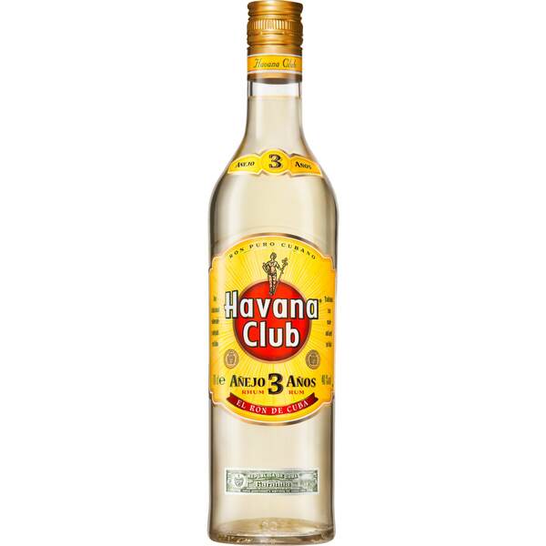 Bild 1 von Havana Club 3 Jahre 40,0 % vol 0,7 Liter