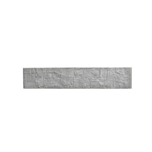 Beckers Betonzaun Betonzaunplatte 'Standard Flagstone' 200 x 38,5 x 3,5 cm grau