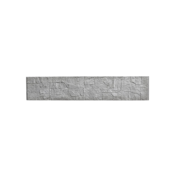 Bild 1 von Beckers Betonzaun Betonzaunplatte 'Standard Flagstone' 200 x 38,5 x 3,5 cm grau