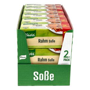 Knorr Rahm Soße ergibt 2 x 250 ml, 18er Pack