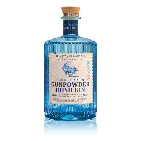 Bild 1 von Drumshanbo Gunpowder Irish Gin 43,0 % vol 0,5 Liter